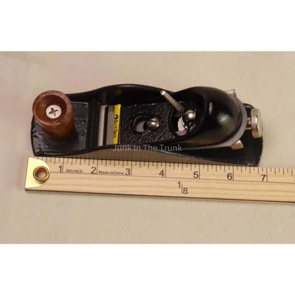 Buck Brothers 7" Adjustable Block Wood Plane Steel Metal Wooden Handle - Picture 2 of 4